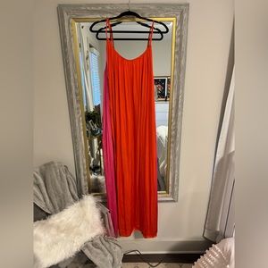 Colorblock Maxi Dress Size Large